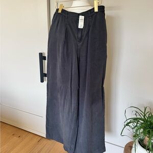 Aerie Wide Leg Trouser Pant